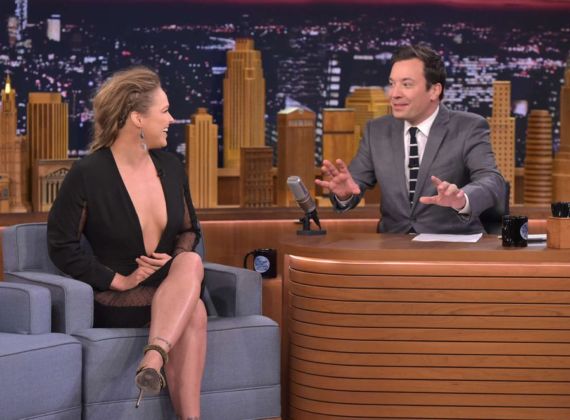 Ronda Rousey At The Tonight Show Starring Jimmy Fallon