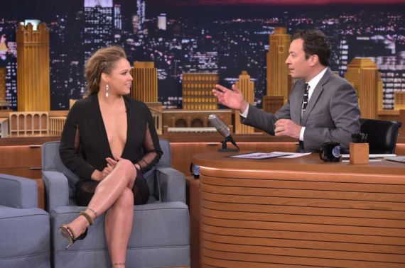 Ronda Rousey At The Tonight Show Starring Jimmy Fallon