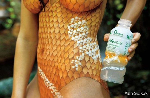 Ashley Greene Painting Shoot