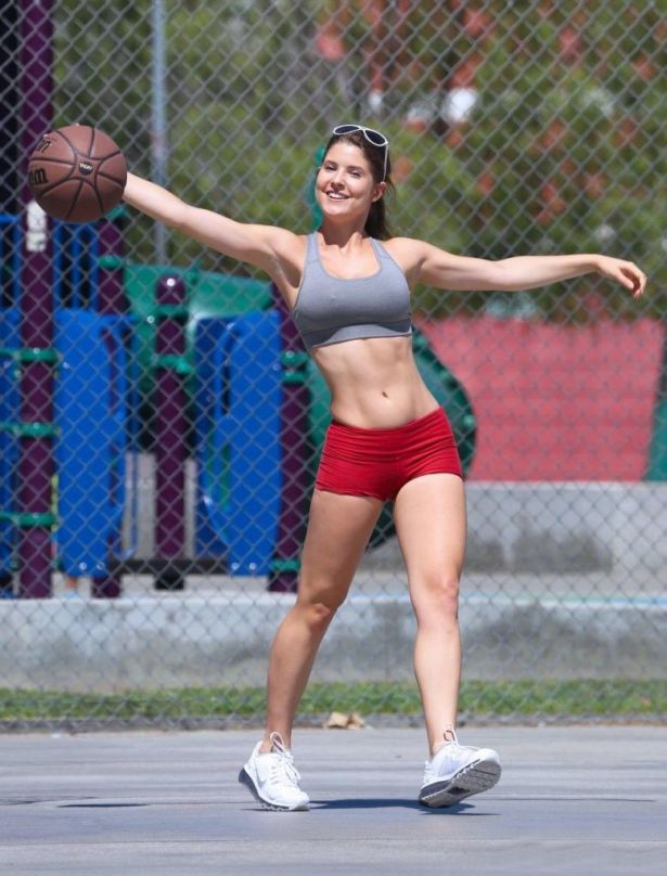 Amanda Cerny Loves Playing Basketball