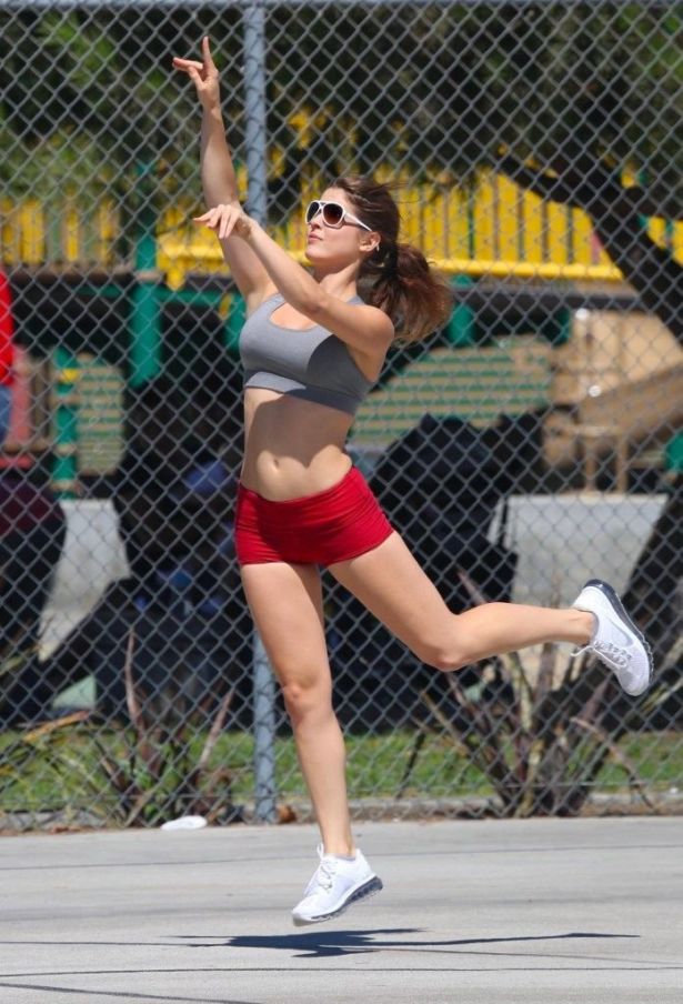 Amanda Cerny Loves Playing Basketball