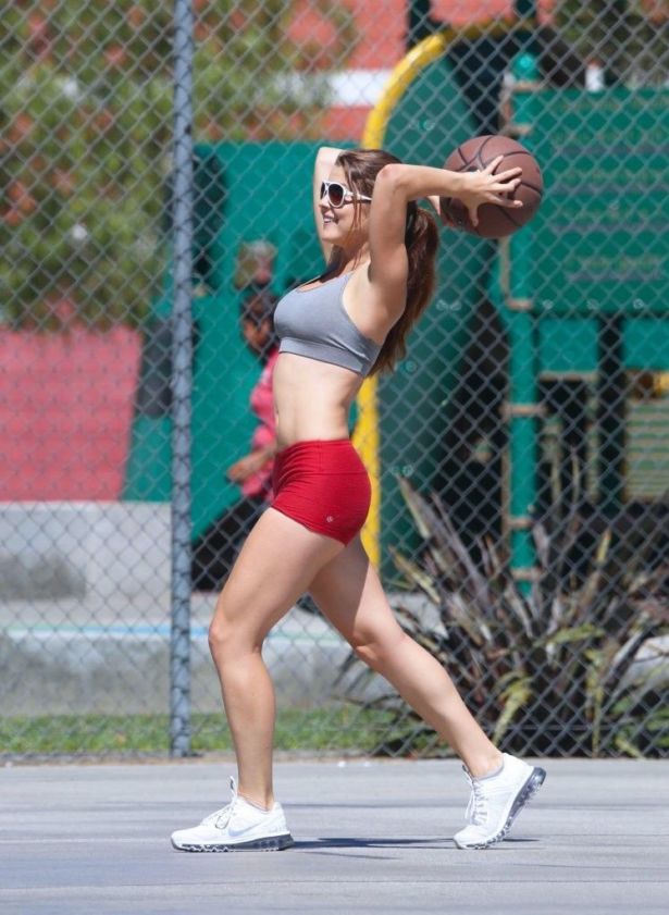 Amanda Cerny Loves Playing Basketball