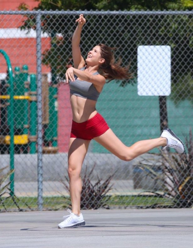 Amanda Cerny Loves Playing Basketball