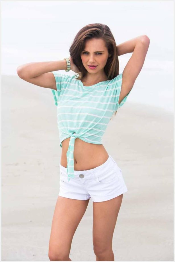 Xenia Deli Rocking Out In Daisy Dukes