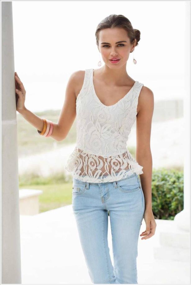 Xenia Deli Rocking Out In Daisy Dukes