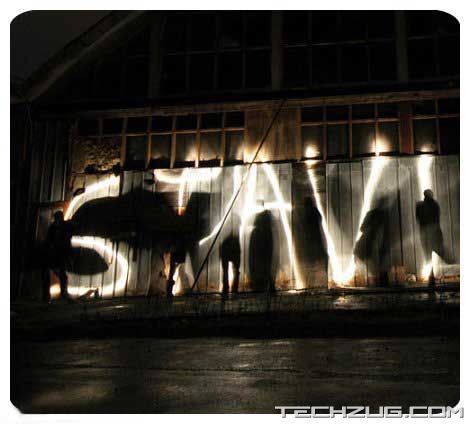 Spectacular Graffiti with only Light!