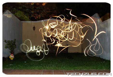 Spectacular Graffiti with only Light!