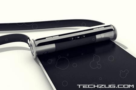 Concept Laptop with Flexible Display