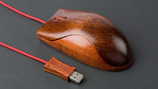 An Eco Friendly Wooden Mouse